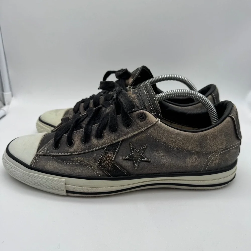 Converse john varvatos Leather One Star 127722C Charcoal/off Men Sz 9 US 42.5 EU - Picture 3 of 7